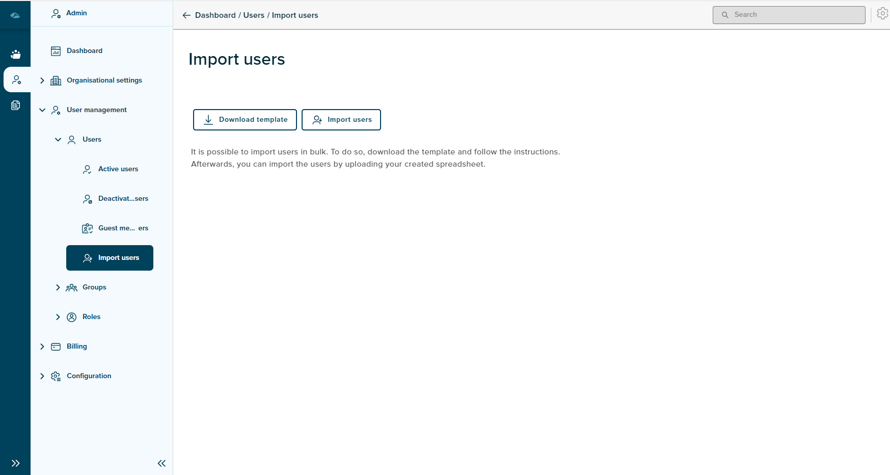 Download template